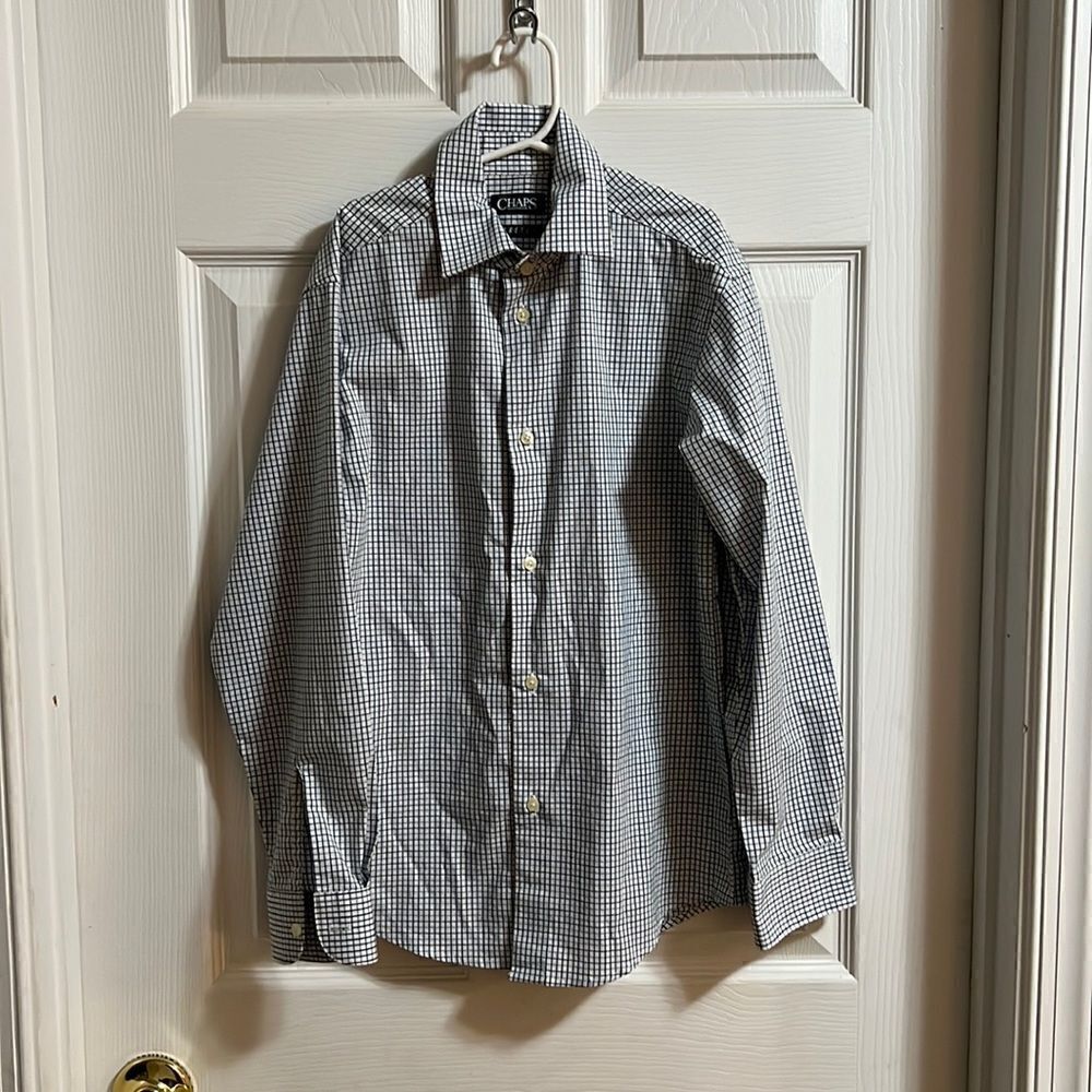 Chaps Stretch size youth medium (10/12) dress shirt.